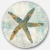 Designart - Coastal Pastel Seashells III - Nautical & Coastal Metal Circle Wall Art -Michaels Decor Sale M20019872 1