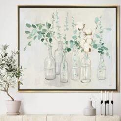 Designart - Beautiful Flower Composition - Cottage Canvas In Gold Frame -Michaels Decor Sale M20020296 2