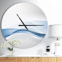 Designart '3D Wave Of Water Splash Modern Wall Clock -Michaels Decor Sale M20020930 2
