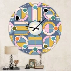 Designart 'Retro Circular Design I Mid-Century Modern Wall Clock -Michaels Decor Sale M20021291 1 1