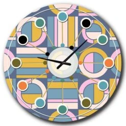 Designart 'Retro Circular Design I Mid-Century Modern Wall Clock -Michaels Decor Sale M20021291 2
