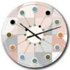 Designart 'Round Geometric Textured Pattern Mid-Century Modern Wall Clock -Michaels Decor Sale M20021338 1