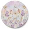 Designart - Blossoming Flowers In Pastel Tones - Traditional Metal Circle Wall Art -Michaels Decor Sale M20022176 1