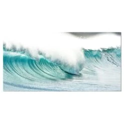 Designart - Massive Blue Waves Breaking Beach - Seashore Canvas Art Print 6 Designart - Massive Blue Waves Breaking Beach - Seashore Canvas Art Print -Michaels Decor Sale M20023231 1 1