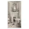 Designart - French Bathroom Vintage I - Traditional Bathroom Premium Canvas Wall Art -Michaels Decor Sale M20023921 1