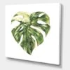 Designart - Tropical Green Leaves In Summer Times III - Tropical Canvas Wall Art Print -Michaels Decor Sale M20025153 1
