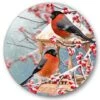 Designart - Two Tits Sit On A Snow-Covered Branch - Traditional Metal Circle Wall Art 1 Designart - Two Tits Sit On A Snow-Covered Branch - Traditional Metal Circle Wall Art -Michaels Decor Sale M20025234 1