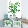 Designart - Vintage Drawing Of Wild Plants - Traditional Canvas Wall Art Print -Michaels Decor Sale M20025305 1